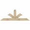 Ekena Millwork Richland Rough Sawn Timber Gable Bracket, Douglas Fir, 72"W x 27"H x 2"D x 6"F, 9/12 Pitch GBW072X27X0206RIC00RDF - alternate 1